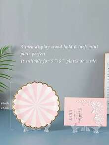 3pcs Foldable Clear Plastic Display Stands, Suitable For Plates, Tablets, Frames, Artworks, Wall Or Desk Decor, Exhibitions, Kitchen Counters, Office Desks, Retail Presentations, Wedding Decorations, For Adults, Collectors, Homeowners, Art Enthusiasts. Also Known As Clear Plastic Hanging Utensil Racks Or Dish Racks. - Clear - View 6