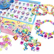 CYPNRainbow Loomi-Pals Collectible paquete de 4 unidades: Zoo Dino Hada Comida 4 kits de pulseras de abalorios diseño y creación a partir de 7 años pequeñoFashion - 224598263 - Ver 11
