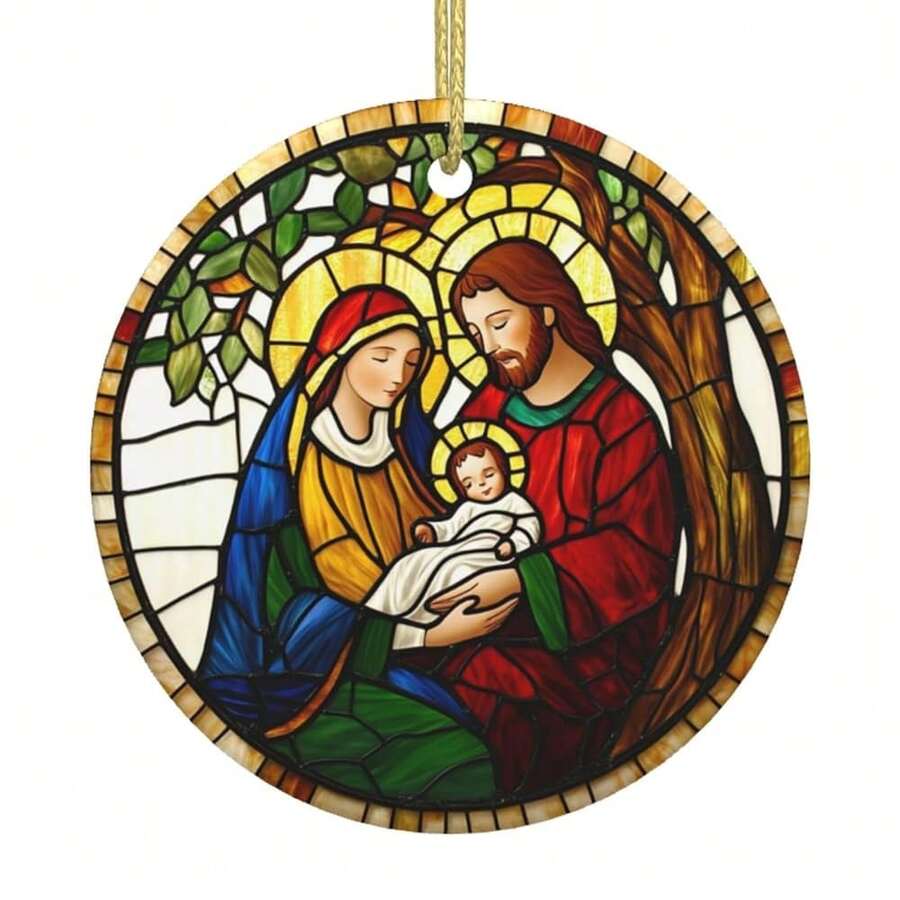 Mary Jes 1us Ceramic Christmas Hanging Ornament For Xmas Tree Wedding Holiday Party Home Decor - MaryJes 1us - 查看 1