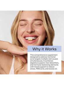 Bestseller!CLEARSTEM - MINDBODYSKIN Hormonal Acne Supplement (5-HTP) - Natural DIM Supplement - Skin Care Vitamins - Hormone Balance, Antioxidants - Gluten Free, Cruelty Free - 60 Servings, 180 Capsules.Supplement Vitamin,Free Shipping. - 5-Hydroxytryptophan - Xem 10