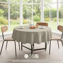 Tablecloths - Mocha Brown - View 2
