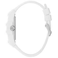 Guess Phoenix Series White Case Silver Dial White Silicone Strap Men's Watch, Multi-Function Sports Wristwatch, Casual Street Style Quartz Watch For Men, Gift For Boyfriend, Comes With Original Watch Box GW0203G2 - White - View 6
