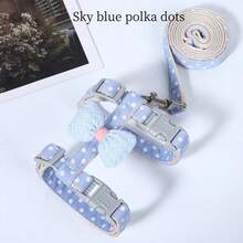 1 Set Harness Leash With Bow-Tie Shaped For Anti-Escape Cats, Pet Outdoor Walking Leash Set - Multicolor - View 15