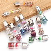 2pcs/Pack Dried Flower Star Wish Bottle Pendant, 4.5cm Cute Necklace, Phone Chain, Earring DIY Jewelry Pendant, Exquisite Holiday Handmade Decoration - Wishing Bottle - View 6