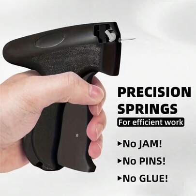 Mini Sewing Gun, Rapid Fabric Repair Tool, Micro Label Gun With 6 Fine Needles And 1000 Fasteners, Quick Bonding Sewing Gun, Edging Tool