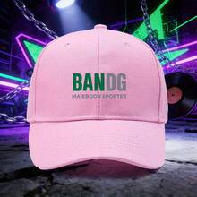 1 Piece Of Simple Baseball Cap Related To "BANDG MAIEBOON SPORTER", Suitable For Beach Strolls, Park Picnics, Mountain Hiking, Outdoor Cycling, Street Graffiti, Sports Fitness. - xanh quân đội - Xem 6
