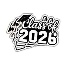 1/3/5 张 2026 届毕业纪念贴纸，3 英寸高中大学毕业礼物，可用于笔记本、剪贴簿、汽车贴纸、笔记本电脑贴纸、水瓶贴纸、手机壳贴纸 - 彩色 - 查看 1