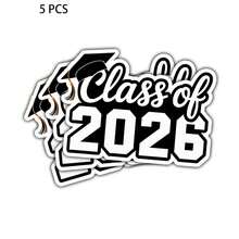 1/3/5 张 2026 届毕业纪念贴纸，3 英寸高中大学毕业礼物，可用于笔记本、剪贴簿、汽车贴纸、笔记本电脑贴纸、水瓶贴纸、手机壳贴纸 - 彩色 - 查看 8