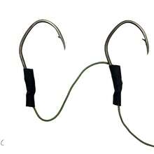 Outdoor Catfish Fishing Gear Set - 2pcs Heavy Duty Single Hooks, Anti-Bite PE Tube (Freshwater Night Fishing) - B - View 3