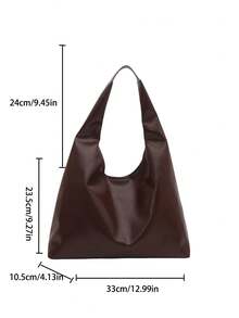 New Commuter Style Large Capacity Handbag, Women's Simple Versatile Shoulder/Underarm/Tote Bag - Multicolor - View 5