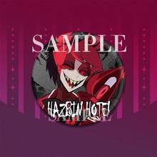 《地狱客栈》动漫周边，阿拉斯托、查理、安琪儿、潘提厄斯主题饰品 - 徽章、挂件、生日礼物 - 圣诞礼物 - 完美礼物 - 实物礼物（无水印） - 彩色 - 查看 6