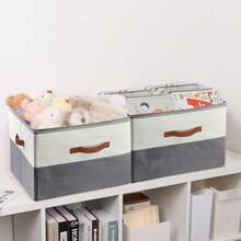 CYPNZapatera Organizador para armario cajas de almacenamiento con divisores ajustables Cajas Organizadoras para Zapatos Plegable para 16 pares de zapatosFashion - Gris - Ver 8