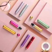Travel Refillable Atomizer Sprayer For Perfume And Cologne Travel Bottle, Mini Perfume Refillable Bottle Perfect For Pockets - Hồng - Xem 4