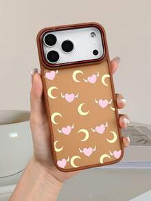Celestial Angel Heart Wings And Moon Pattern Phone Case, Soft Pink Aesthetic, Dreamy Magical Cute Stars, Suitable For Women's Daily Use Phone Case, Compatible With Iphone 17promax/17pro/17/17Air/16promax/16pro/16plus/16e/16/15promax/15pro/15plus/15/14promax/14pro/14plus/14/13promax/13pro/13/12promax/12pro/12/11promax/11pro/11 - Dark Blue(深藍色) - 查看 7