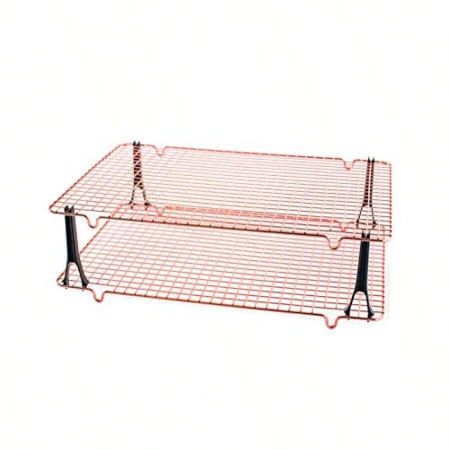 Nordic Ware 43357 - Rejilla de refrigeración de cobre Grande Non-Stick 2 Piece 1 - Antiadherente - Ver 1