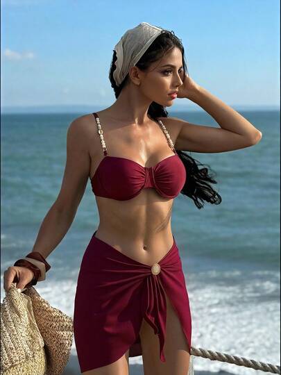 RWX VEST Conjunto Feminino Praia com Saída – Elegância e Sofisticação em Cada Detalhe 2025 XX386