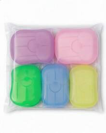 5 Paquetes de Láminas de Jabón Portátiles - Multicolor - Ver 4