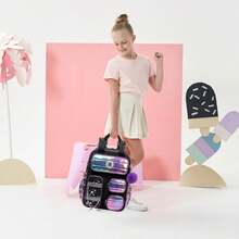 Cute Backpack For Girls Kids Backpack Set 3PCS With Lunch Box And Pencil Case School Bookbag Lightweight And Durable Back To School - Girls School Bag SET - View 3