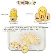 1 Set Numeric Chick Eggs, Math Counting Pairing Calculation Educational Toy, Preschool & Elementary Learning Aid, Paper Cognitive Model - Multicolor - View 3