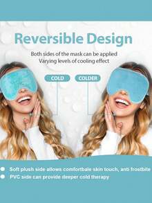 Cold & Hot Compress Eye Mask, PVC Gel Ice Pack Eye Pillow, Eye Care Compress Ice Beads, Cold & Hot Compress Eye Patch - Multicolor - View 11