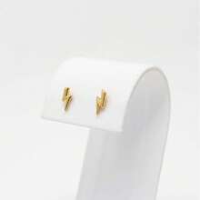 Aretes de Rayo en Chapa de Oro de 22K,40079279 - Multicolor - Ver 2