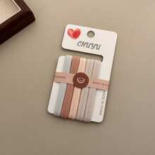 Candy Color Hair Ties, Simple Colorful Hair Ties, Basic Hair Ties, Korean Style Hair Scrunchies, Ponytail Hair Accessories For Women Rubber Bands Hair Elastics Hair Rope - HX-801 - View 10