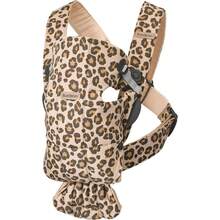 JCH-BabyBjörn - Portabebés Mini algodón beige/leopardo 1 unidad paquete de 1 - Leopardo beige - Ver 7