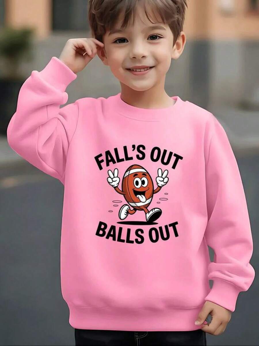 Boys Clothes, Valentine's Day Sweatshirt, Boy's Hoodie,1919 Green Bay Football Printed Sweatshirt, A Creative Printed Sweatshirt Perfect For Kids Who Love Football. This Comfortable And Stylish Round-Neck, Hoodless Children's Printed Sweatshirt Is Suitable For Both Boys And Girls.,Perfect As A Gift For Young Football Enthusiasts,Adult And Children's Sizes - 粉紅色1 - 查看 1