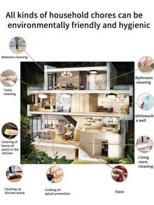 10/20/50pcs Household Cleaning Gloves: Elastic, Waterproof, Long Sleeve, Transparent. Ideal For Dishwashing, Cleaning, Laundry, All Seasons Available.,Kitchen,Bathroom,Home,Household Suppliers - Multicolor - View 9