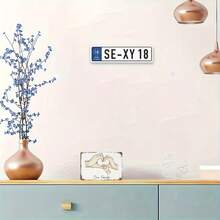 1pc 2D Flat Metal 18th Birthday Commemorative Plaque, Durable Iron Wall Decor, Suitable For Indoor/Outdoor Party Decoration, Easy To Hang, Perfect Gift For Teenagers - Multicolor - View 5