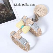 1 Set Harness Leash With Bow-Tie Shaped For Anti-Escape Cats, Pet Outdoor Walking Leash Set - Multicolor - View 14