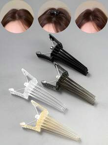 3pcs Minimalist Matte High Crown Volumizing Hair Styling Clips, Root Lift Clamps, Seamless Duck Bill Hair Clips, Bangs Hair Clips ,Hair Styling Kit ,Hair Tool Kit