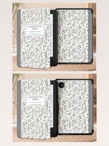 Handpainted Plant Pattern Protective Case Compatible With IPad 7/8/9/10.2", IPad 10th Gen, Kindle Paperwhite 12th Gen 2024, Kindle 11th Gen 2022, Galaxy Tab, With Auto Sleep/Wake Function, Multiple Styles Available - Multicolor-1 - View 10