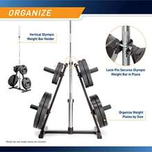 Strength Training Free Weight Rack - 227796112 - Voir 5