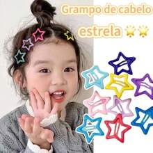 Star Hair Clips For Children 10/20/30 Units, Party And Everyday Accessories, Cute - 30UN - Màu ngẫu nhiên - Xem 3