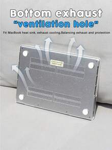 1 Piece, Pink Rose And Butterfly Pattern | Shiny Transparent Acrylic Ultra-Thin Laptop Case | Compatible With Air13 2025/Pro16 M3 M2 | Combines Fingerprint Resistance, Shock Resistance, And Heat Dissipation | An Essential Protective Case For Office And Study.