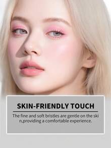 1pc Extendable Foundation Makeup Brush, Soft Bristles, Easy To Apply,Giveaways - Pink - View 9