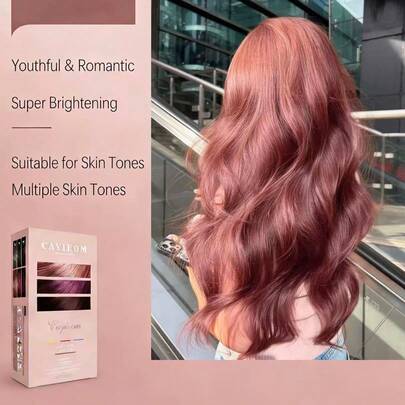 SENASAKI 无氨香氛染发剂，采用天然植物成分配制而成，有效遮盖白发。产品包含夏季流行色系列，并附赠染发工具套装。这款富含植物萃取精华的染发剂适用于所有发质，既可用于美发沙龙，也可用于居家染发。