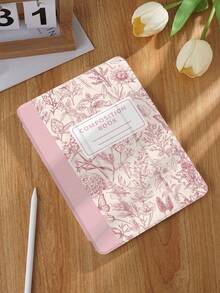 Handpainted Plant Pattern Protective Case Compatible With IPad 7/8/9/10.2", IPad 10th Gen, Kindle Paperwhite 12th Gen 2024, Kindle 11th Gen 2022, Galaxy Tab, With Auto Sleep/Wake Function, Multiple Styles Available - Nhiều màu - Xem 1