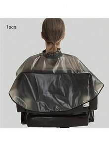 Professional Hair Dyeing & Perming Cape, Waterproof & Oil-Proof Shoulder Cover, Hair Salon Apron, Hairdressing Tool - Light Grey - View 12