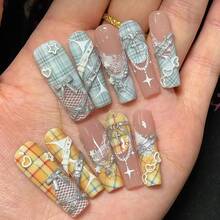 3D Belt Gel Nail Art Mold Arts Resin Strap Molds For Accessories Supplies Leather Belts Silicone Tools Cute Nails Style - ZYXP052 - 查看 4
