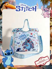 Disney Official Licensed 1pc Stitch Mini Pattern HandBag Mischievous Stitch Insulated Lunch Tote Bag - Lightweight, Convertible Mini Crossbody & Handheld Purse Casual Multi Functional Crossbody Bag Lightweight Adjustable Shoulder Strap Crossbody Bag For Women/Girls/Teens/Students For Daily/Outing/Shopping/Back To School Lunch Bag Lunch Box Cooler Bag Waterproof Large Capacity Picnic Outdoor Picnic Bag Lunch Bag For Women School Supplies Camping Essentials - Multicolor - View 15