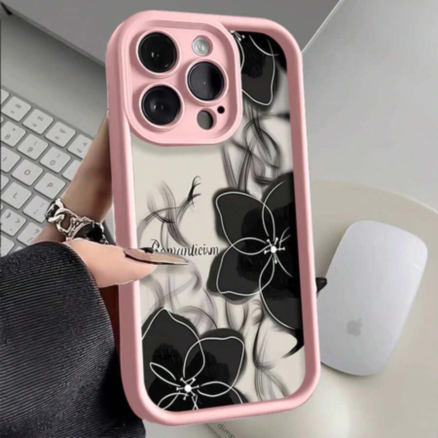 Capinha Capa de Silicone Padrão floral em estilo de pintura a tinta Anti queda e Macia para I P HO NE XR 11 12 13 14 15 16 PRO MAX 14 15 16 PLUS REDMI A2 A3 8 9A 10C 12 13 14C  11 12 LITE POCO F3 F5 M3 M4 PRO X3 X5 X6 NOTE 8 9 11 12 13 14 PRO Galaxy A03 A04 A05 A10 A11 A12 A13 A14 A15 A20 A23 A32 A34 A35 A50 A51 A52 A54 A55 A71 A72 M34 S20 FE S21 FE S22 ULTRA S23 FE S23 ULTRA S24 ULTRA S24 PLUS MOTO E13 G04 G24 E14 G14 G22 G30 G10 G20 G34 G53 G54 G84 - J5 - Visão 1