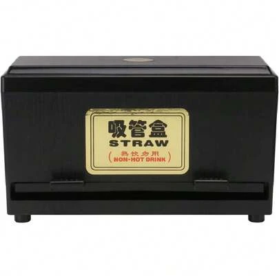 Caja Porta Popotes Y Palillos Ajustable Organizador Compacto Para Cocina Y Bares 12.2X7.1 Pulgadas Almacenamiento Práctico Para Hogar Y Restaurantes,40073152