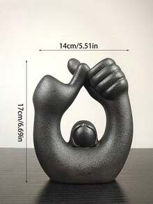 Kreative Daumen hoch Design Vase, Menschlicher Körper Blumenarrangement Vase, Hochwertige Anmutung, leicht luxuriöse Blumendekoration, einfaches Design Vase Dekoration, Zuhause Flur Weinschrank, TV-Schrank, Arbeitszimmer, Büro Schreibtisch Dekoration - Verschiedenfarbig - Übersicht 9