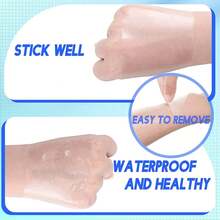 50pcs Transparent Waterproof Adhesive PU Film Tape, Breathable Waterproof Thin Blank Dressing Patch - Multicolor - View 5