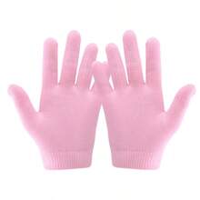 保湿触屏手套、足部护理袜、秋冬季日常护肤配件、可重复使用，是节日和新年送给亲朋好友的理想礼物 - 彩色 - 查看 10