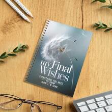 1pc 'My Final Wishes' Spiral Notebook - Estate Planning Guide, Important Arrangements And Final Reflections, Adult Peace Of Mind Organizer