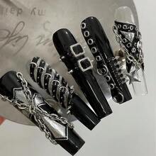 3D Rivet Gel Nail Art Mold Silicone Tools Nails Manicure Design Multiple Shapes Buckle Small Model Resin Zipper Molds For Accessories Supplies - ZYXP058 - 查看 5