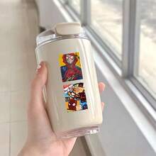 63pcs Hand-Painted Superhero Pattern Waterproof Stickers, Suitable For Skateboard, Laptop, Motorcycle, Toys, Holiday Gifts, Party Decorations - Multicolor - View 11